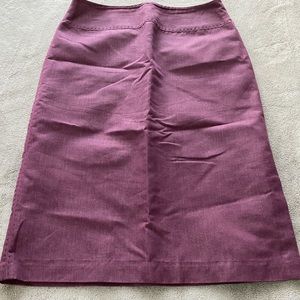 BCBG Light Burgundy Pencil Skirt Size 6